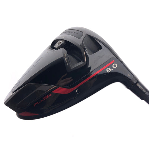 Used TOUR ISSUE TaylorMade Stealth Plus Driver / 8.0 Degrees / Stiff Flex