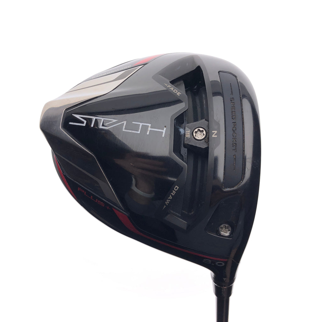 Used TOUR ISSUE TaylorMade Stealth Plus Driver / 8.0 Degrees / Stiff Flex