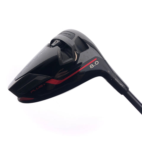 Used TOUR ISSUE TaylorMade Stealth Plus Driver / 8.0 Degrees / TX Flex