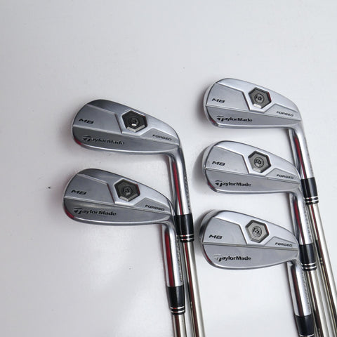 Used TOUR ISSUE TaylorMade TP MB 2011 Iron Set / 6 - PW / X-Stiff Flex