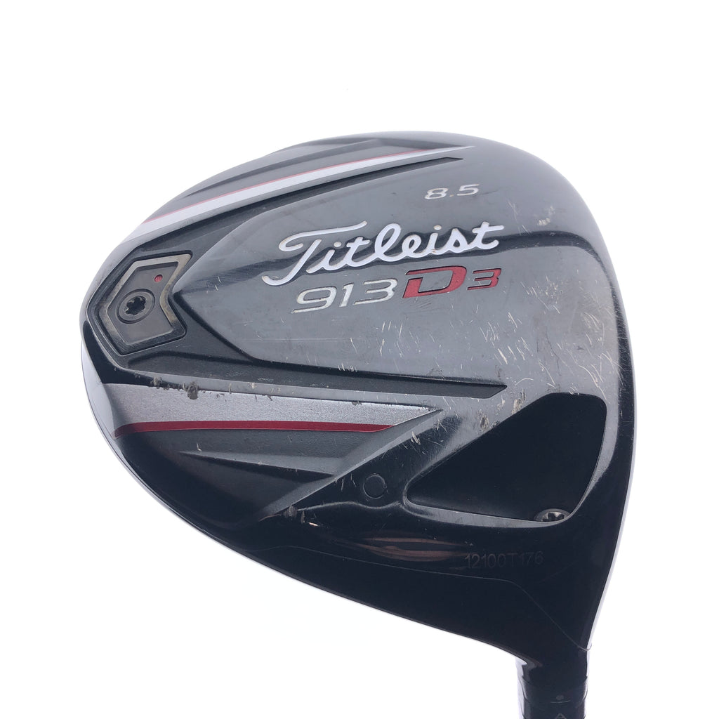 Used TOUR ISSUE Titleist 913 D3 Driver / 8.5 Degrees / Stiff Flex