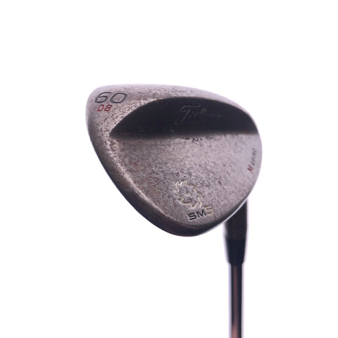 Used TOUR ISSUE Titleist SM5 Raw Lob Wedge / 60.0 Degrees / Stiff Flex