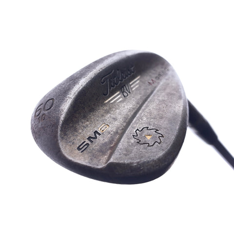 Used TOUR ISSUE Titleist SM6 Raw Lob Wedge / 60.0 Degrees / X-Stiff Flex
