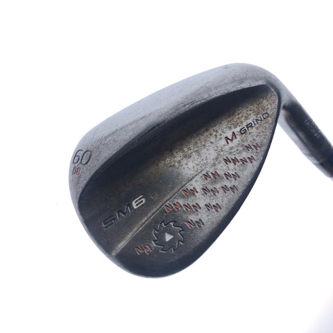 Used TOUR ISSUE Titleist SM6 Raw Lob Wedge / 60.0 Degrees / X-Stiff Flex