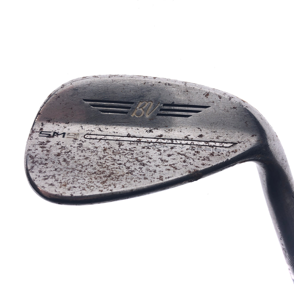 Used TOUR ISSUE Titleist SM9 RAW Gap Wedge / 50.0 Degrees / X-Stiff Flex