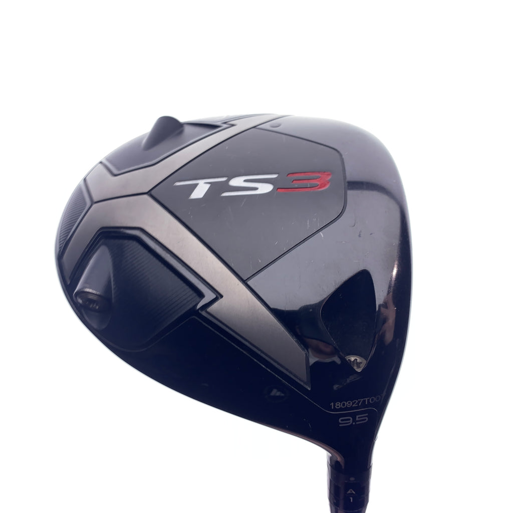 Used TOUR ISSUE Titleist TS3 Driver / 9.5 Degrees / Regular Flex