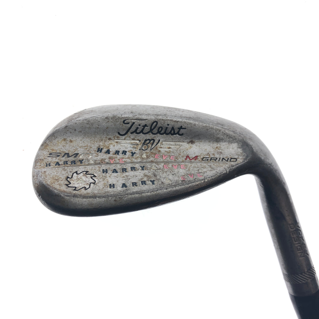 Used TOUR ISSUE Titleist Vokey SM6 Steel Grey Lob Wedge / 60 Degree / Stiff Flex