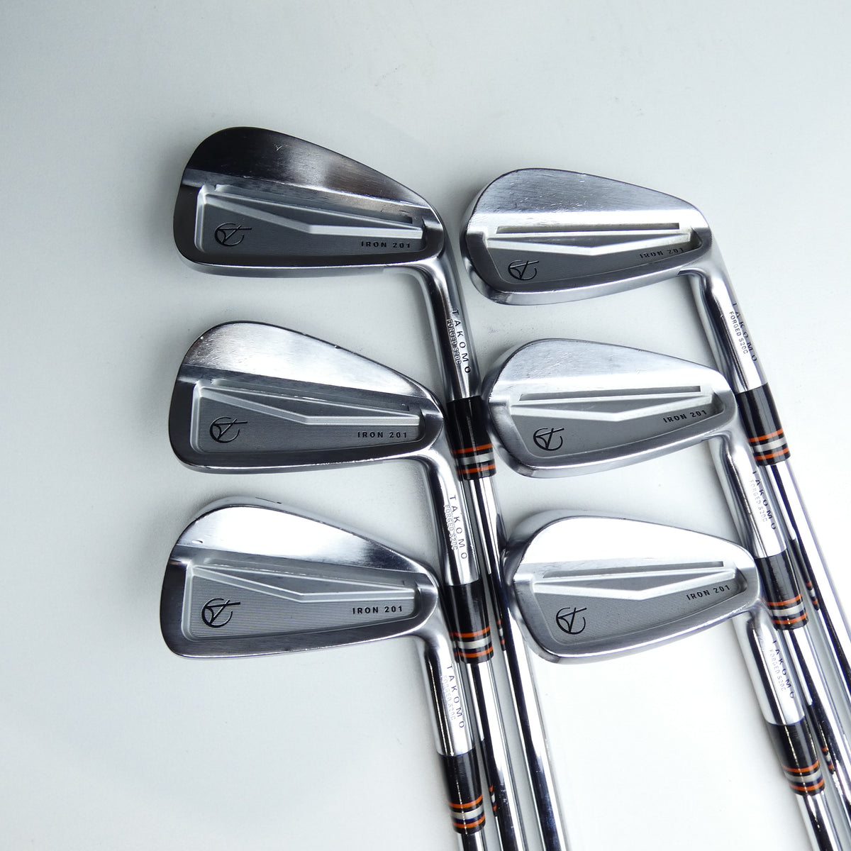 Used Takomo 201 Iron Set / 5 - PW / X-Stiff Flex