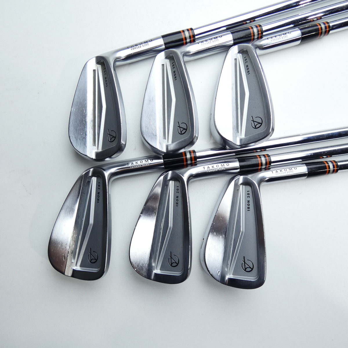 Used Takomo 201 Iron Set / 5 - PW / X-Stiff Flex