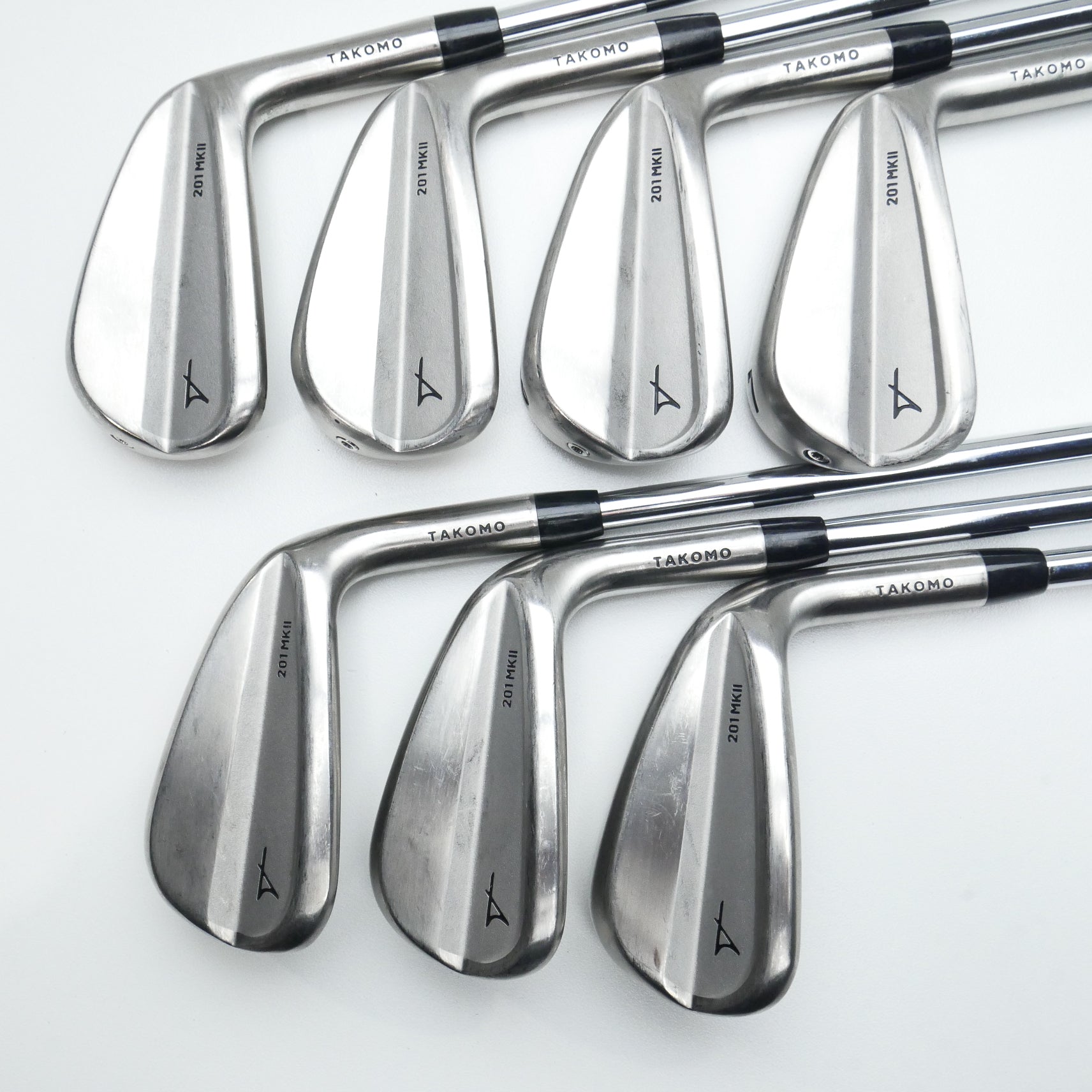 Used Takomo 201 MKII Iron Set / 4 - PW / Stiff Flex