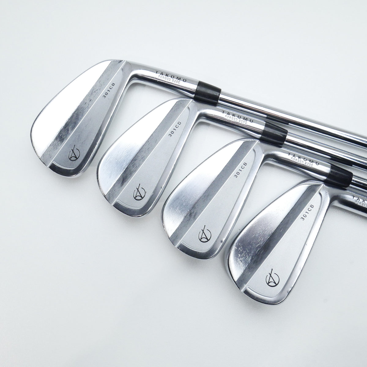 Used Takomo 301 CB & 301 MB Combo Set Iron Set / 4 - PW / Stiff Flex