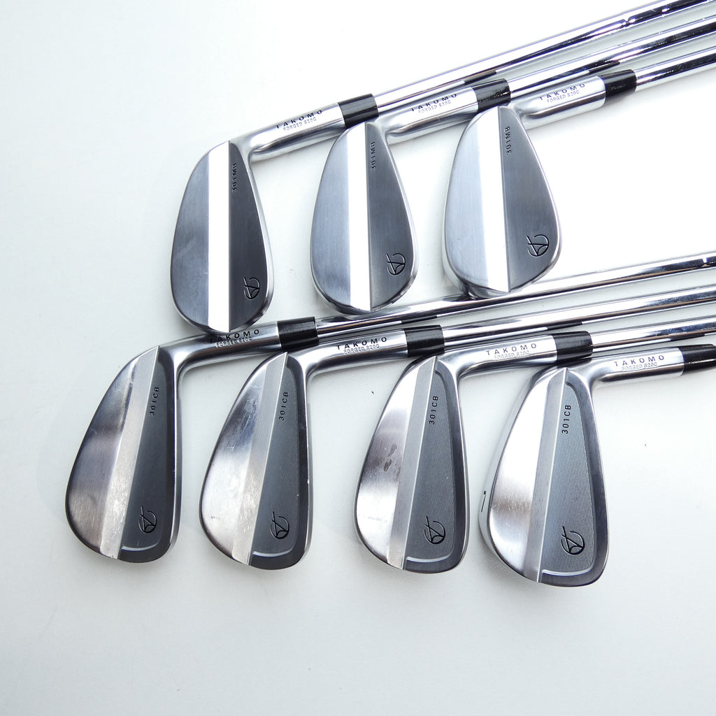 Used Takomo 301 CB & 301 MB Combo Set Iron Set / 4 - PW / Stiff Flex