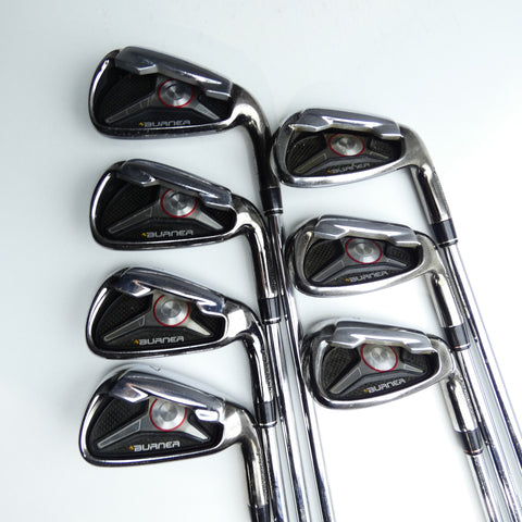 Used TaylorMade 2009 Burner Iron Set / 4 - PW / Regular Flex