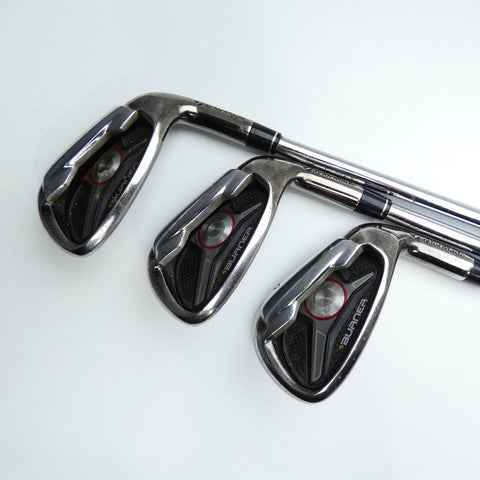 Used TaylorMade 2009 Burner Iron Set / 4 - PW / Regular Flex