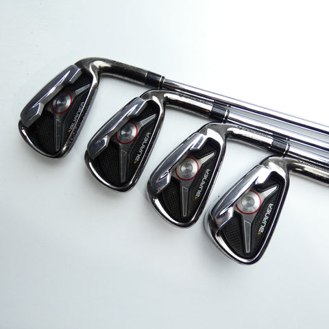 Used TaylorMade 2009 Burner Iron Set / 4 - PW / Regular Flex