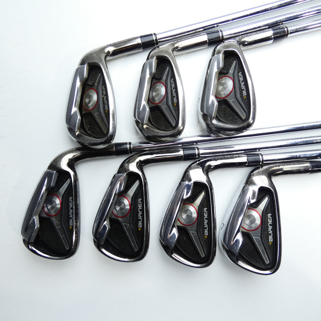 Used TaylorMade 2009 Burner Iron Set / 4 - PW / Regular Flex