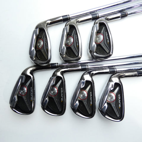 Used TaylorMade 2009 Burner Iron Set / 4 - PW / Regular Flex