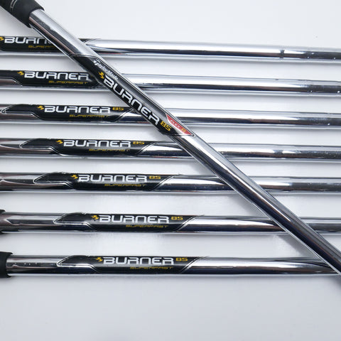 Used TaylorMade 2009 Burner Iron Set / 4 - SW / Regular Flex