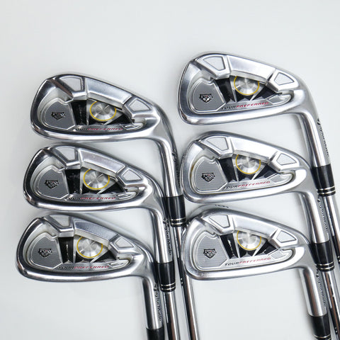 Used TaylorMade 2009 Tour Preferred Iron Set / 4 - PW / Stiff Flex
