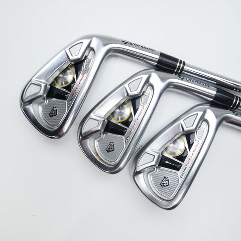 Used TaylorMade 2009 Tour Preferred Iron Set / 4 - PW / Stiff Flex