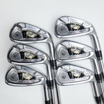 Used TaylorMade 2009 Tour Preferred Iron Set / 4 - PW / Stiff Flex ( NO 7 IRON )