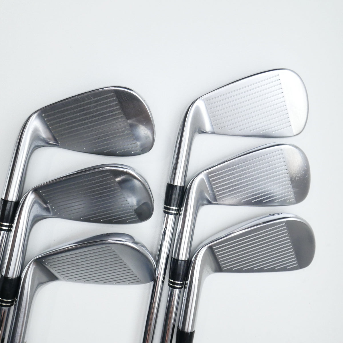 Used TaylorMade 2009 Tour Preferred Iron Set / 4 - PW / Stiff Flex ( NO 7 IRON )