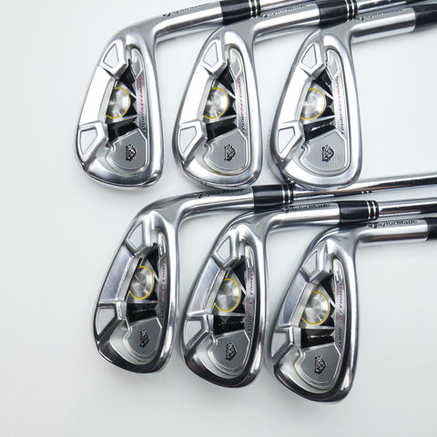 Used TaylorMade 2009 Tour Preferred Iron Set / 4 - PW / Stiff Flex