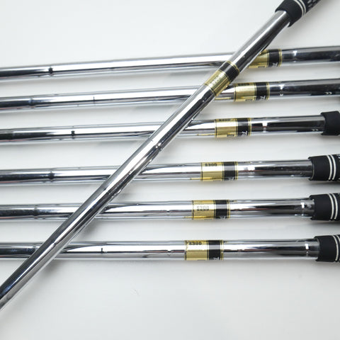 Used TaylorMade 2009 Tour Preferred Iron Set / 5 - SW / Stiff Flex / Left-Handed