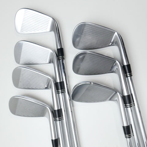 Used TaylorMade 2009 Tour Preferred Iron Set / 5 - SW / Stiff Flex / Left-Handed