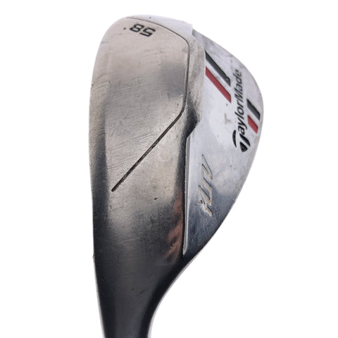 Used TaylorMade ATV Lob Wedge / 58.0 Degrees / Wedge Flex / Left-Handed