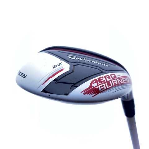 Used TaylorMade AeroBurner 4 Hybrid / 22.0 Degrees / Stiff Flex