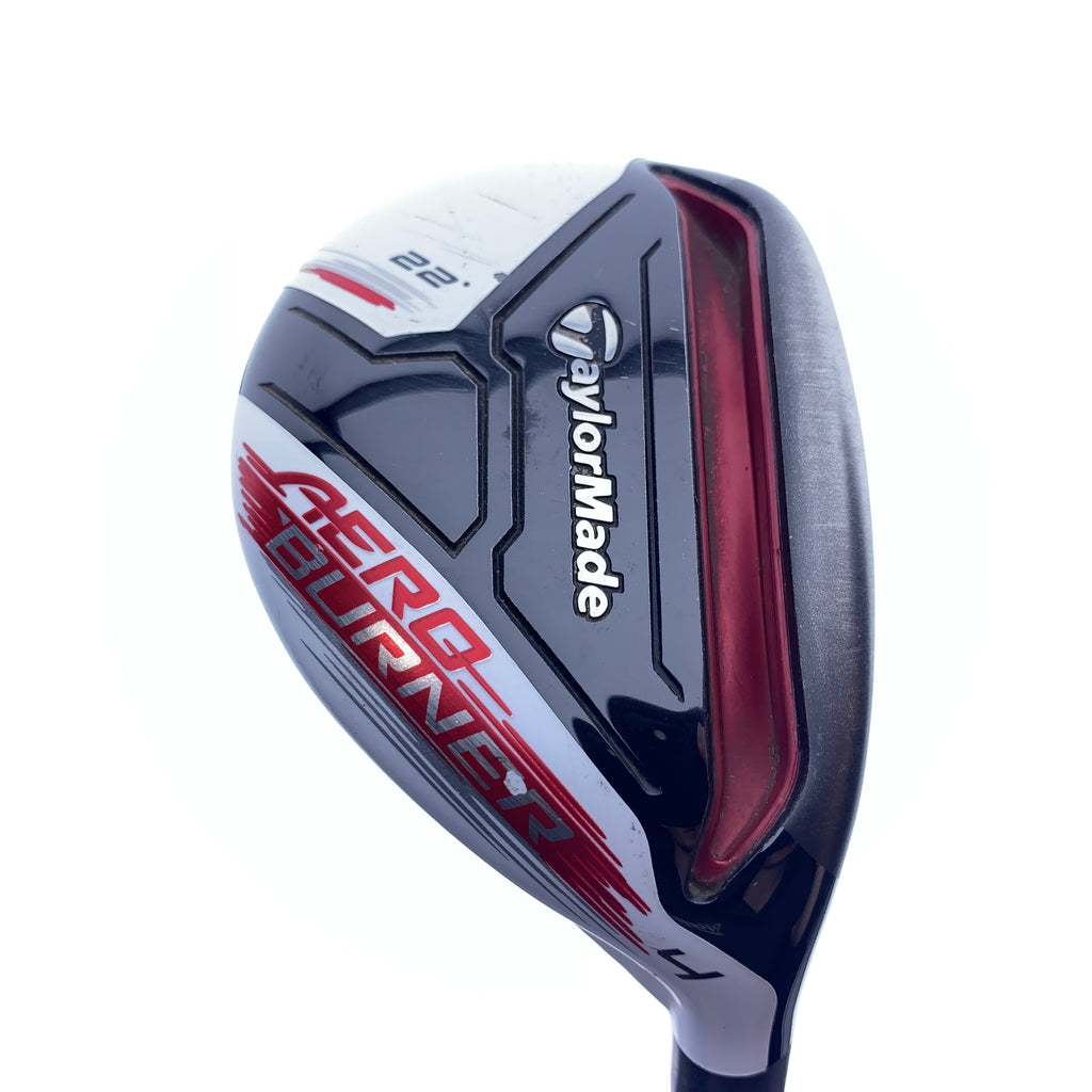 Used TaylorMade AeroBurner 4 Hybrid / 22.0 Degrees / Stiff Flex