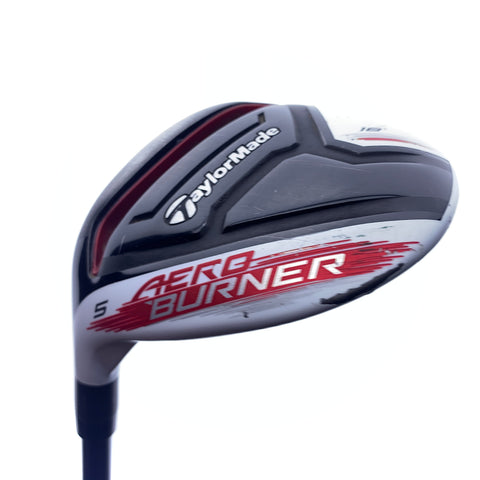 Used TaylorMade AeroBurner 5 Fairway Wood / 18.0 Degrees / Stiff Flex / Left-H