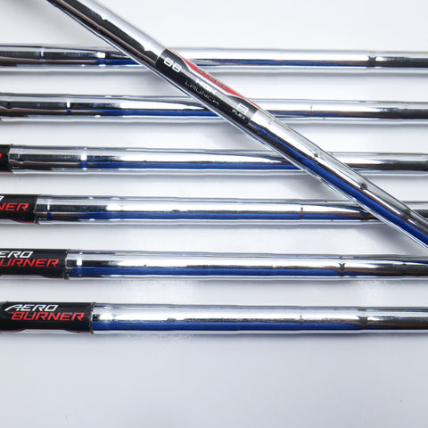 Used TaylorMade AeroBurner Iron Set / 4 - PW / Regular Flex