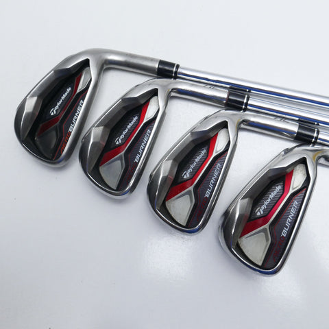 Used TaylorMade AeroBurner Iron Set / 4 - PW / Regular Flex