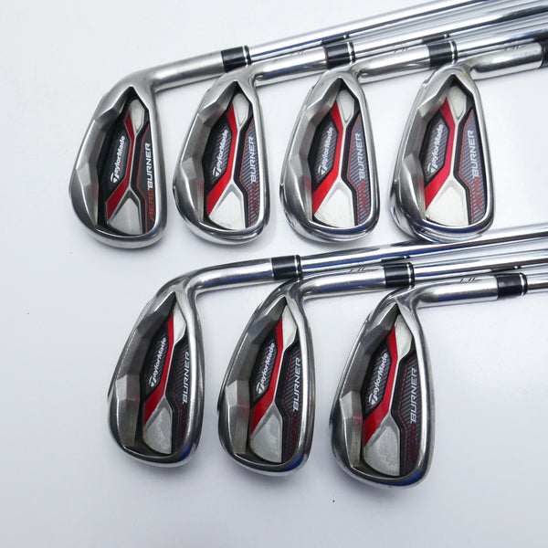 Used TaylorMade AeroBurner Iron Set / 4 - PW / Regular Flex
