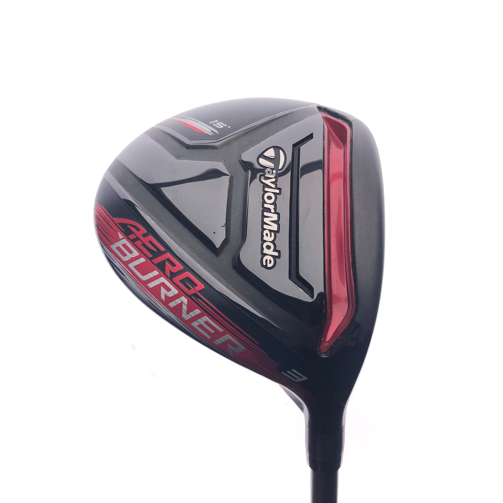 Used TaylorMade Aeroburner Black 3 Fairway Wood / 15 Degrees / Regular Flex