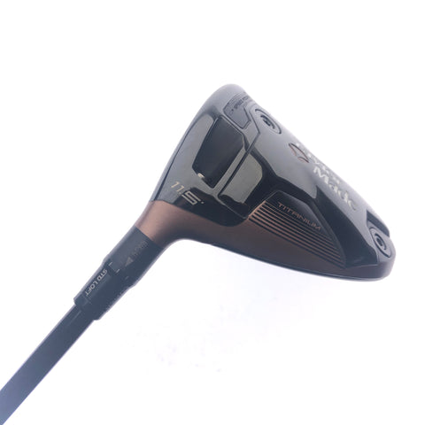 Used TaylorMade BRNR Mini Copper Driver / 11.5 Degree / Stiff Flex / Left-Handed