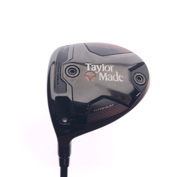Used TaylorMade BRNR Mini Copper Driver / 11.5 Degrees / Reg Flex / Left-Handed