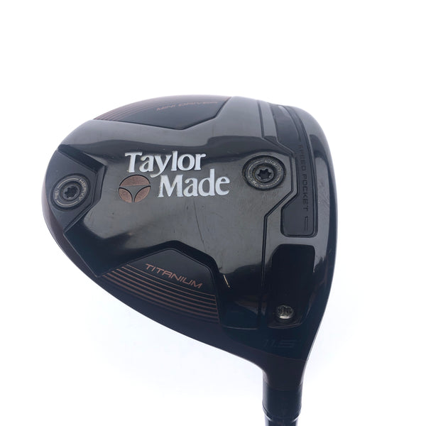 Used TaylorMade BRNR Mini Copper Driver / 11.5 Degrees / Stiff Flex