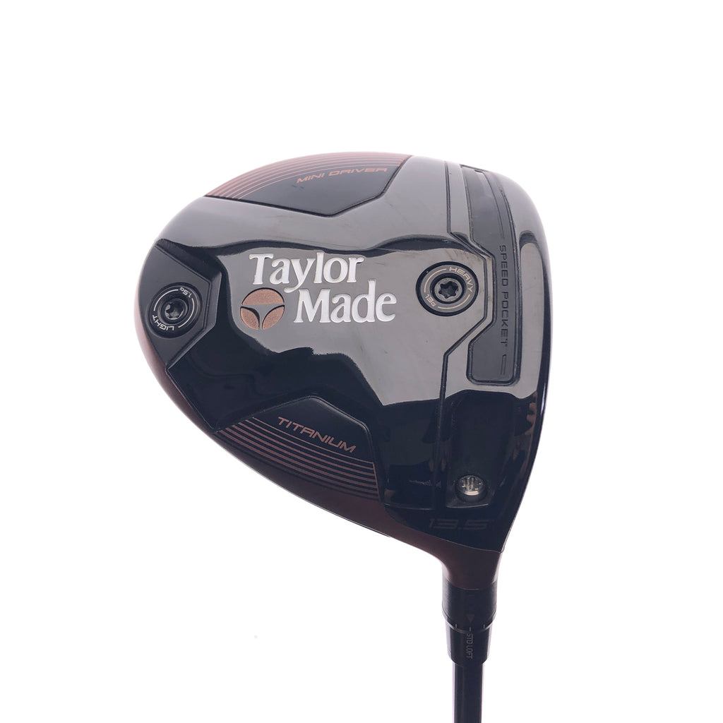 Used TaylorMade BRNR Mini Copper Driver / 13.5 Degrees / Stiff Flex