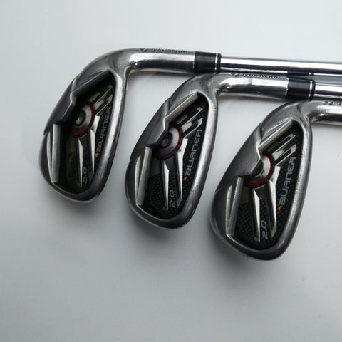 Used TaylorMade Burner 2.0 HP Chrome Iron Set / 5 - PW / Regular Flex