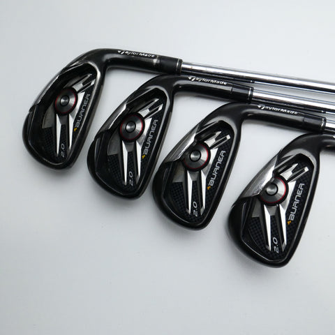 Used TaylorMade Burner 2.0 Iron Set / 4 - PW + AW / Regular Flex