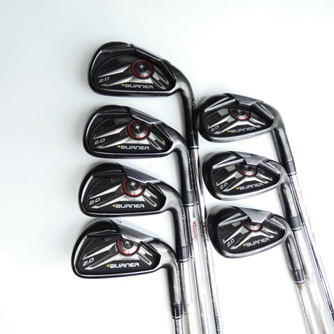 Used TaylorMade Burner 2.0 Iron Set / 4 - PW / Regular Flex