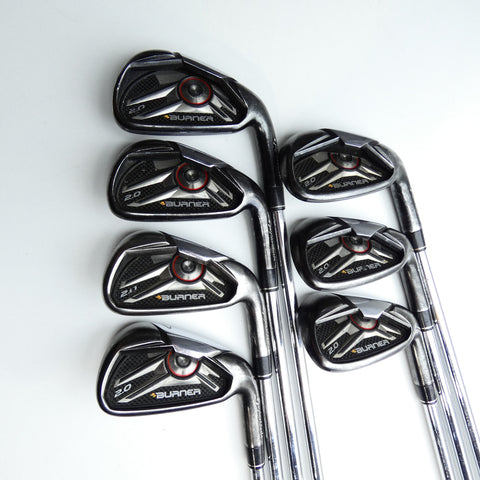 Used TaylorMade Burner 2.0 Iron Set / 4 - PW / Regular Flex