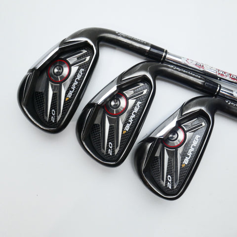 Used TaylorMade Burner 2.0 Iron Set / 4 - PW / Regular Flex