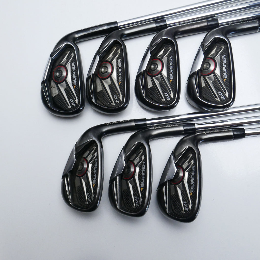 Used TaylorMade Burner 2.0 Iron Set / 4 - PW / Regular Flex