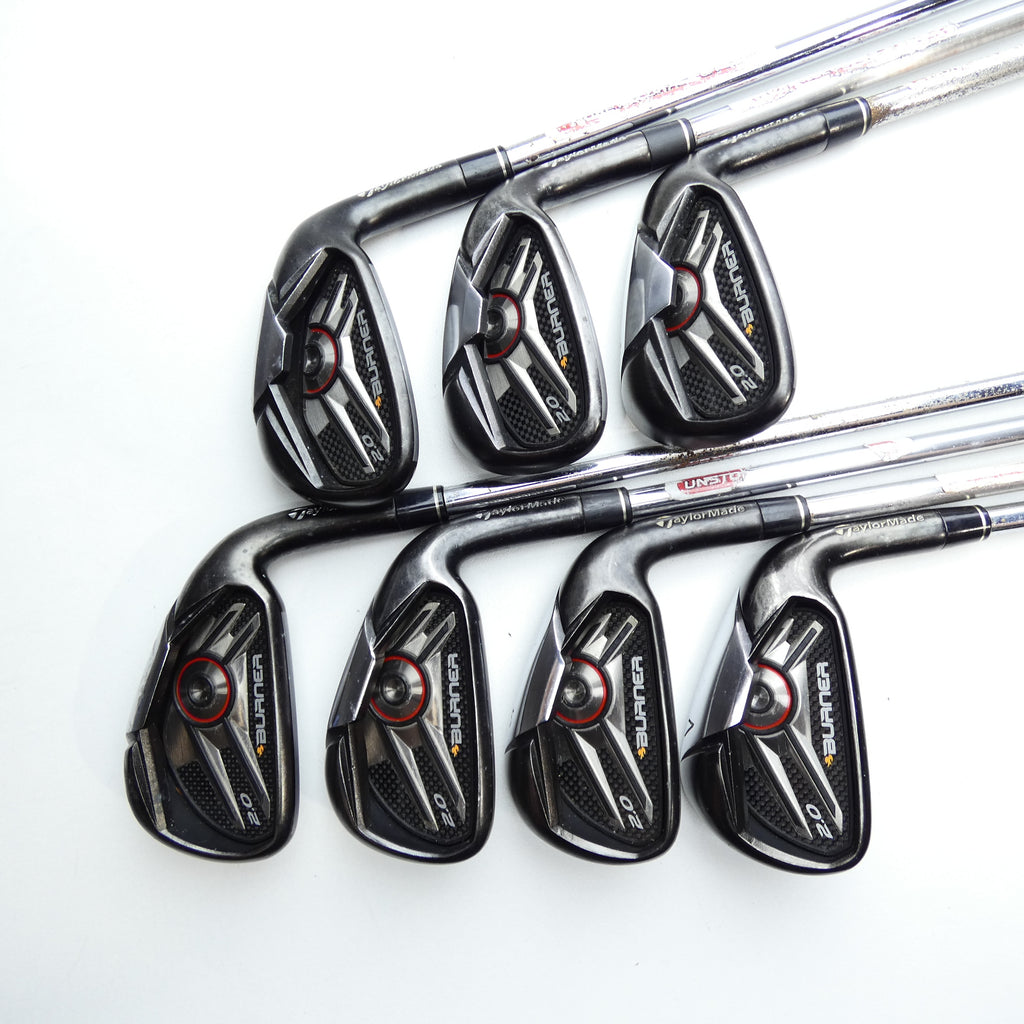 Used TaylorMade Burner 2.0 Iron Set / 4 - PW / Regular Flex