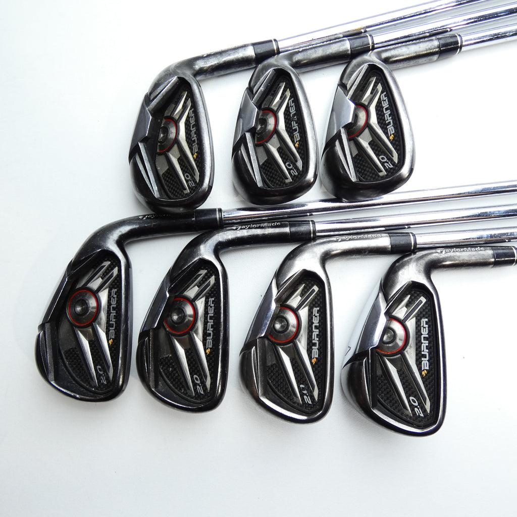 Used TaylorMade Burner 2.0 Iron Set / 4 - PW / Regular Flex