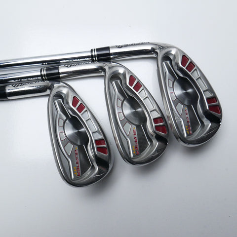 Used TaylorMade Burner HT Iron Set / 4 - 9 IRON + AW / Regular / Left-Handed